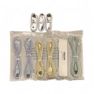 LOT 10 Iphone Ipad Lightning  Cables MiFi Certified Multicolor 3 6 10 Ft